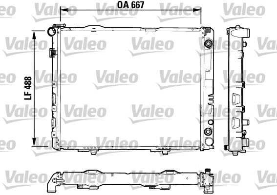 Radiator, engine cooling (732605)