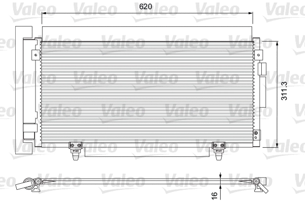 Condenser, air conditioning (810923)