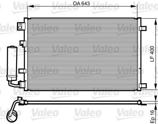 Condenser, air conditioning (814008)