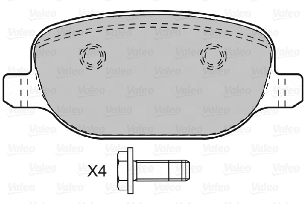 Brake Pad Set, disc brake (601029)