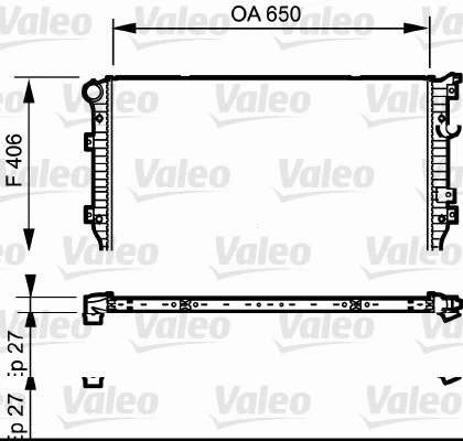 Radiator, engine cooling (735133)
