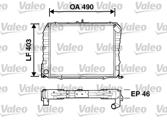 Radiator, engine cooling (734535)