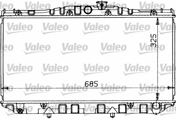 Radiator, engine cooling (819123)