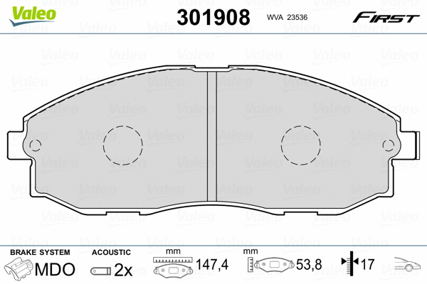 Brake Pad Set, disc brake