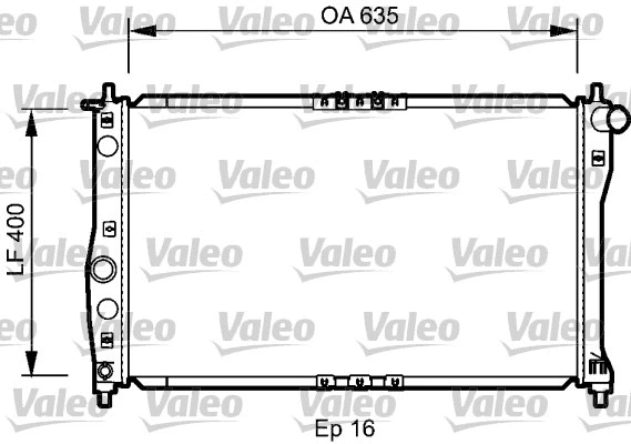 Radiator, engine cooling (734248)