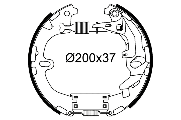 Brake Shoe Set (554929)