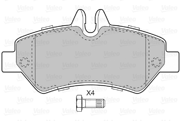 Brake Pad Set, disc brake (598876)