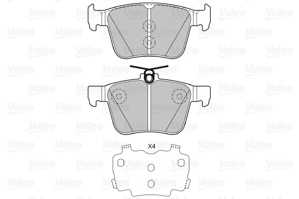 Brake Pad Set, disc brake (601425)
