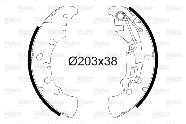 Brake Shoe Set (564083)