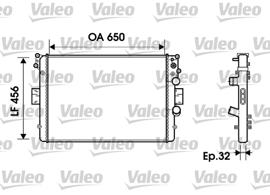 Radiator, engine cooling (734231)
