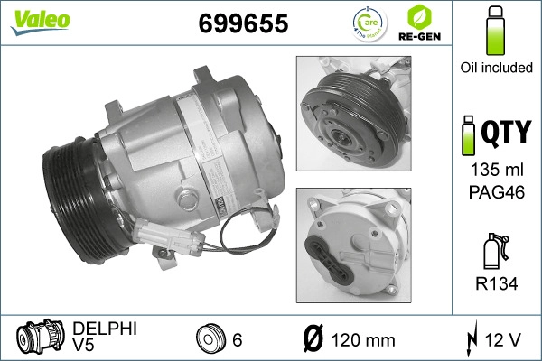 Compressor, air conditioning (699655)