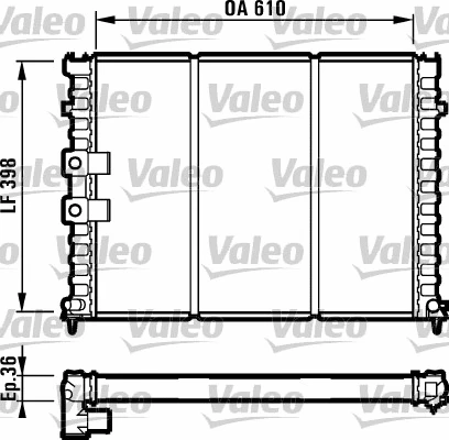 Radiator, engine cooling (731584)