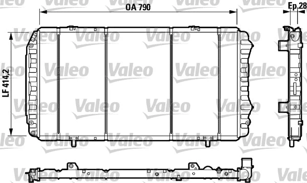 Radiator, engine cooling (732922)