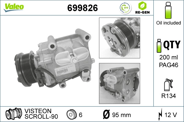 Compressor, air conditioning (699826)