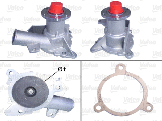 Water Pump, engine cooling (506169)