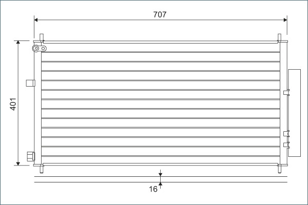 Condenser, air conditioning (822593)