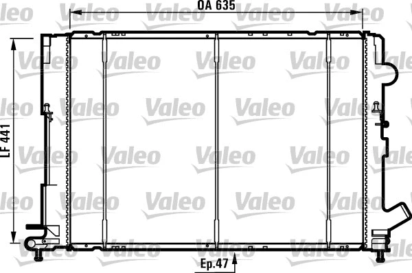 Radiator, engine cooling (731161)