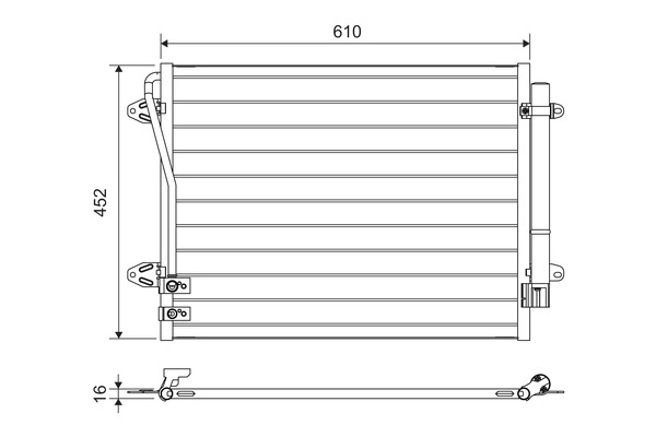 Condenser, air conditioning (814039)