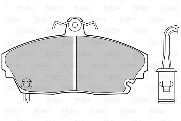 Brake Pad Set, disc brake (598227)