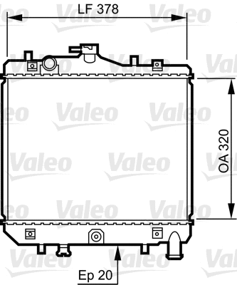 Radiator, engine cooling (734262)