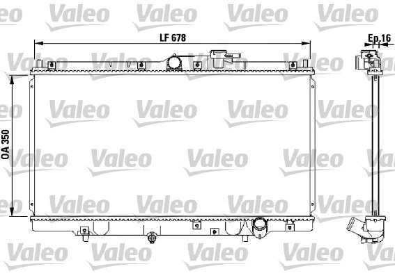 Radiator, engine cooling (731471)