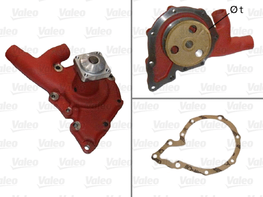 Water Pump, engine cooling (506211)