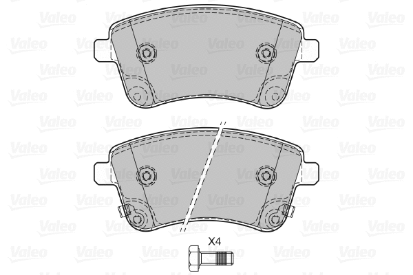 Brake Pad Set, disc brake (601141)