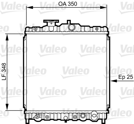 Radiator, engine cooling (731474)