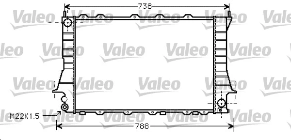 Radiator, engine cooling (734751)