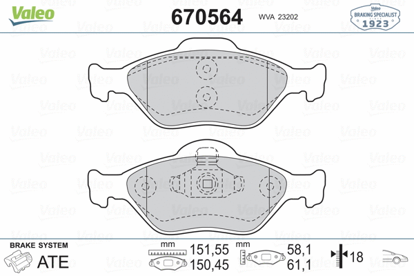 Brake Pad Set, disc brake
