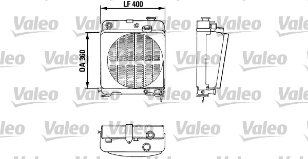 Radiator, engine cooling (810878)