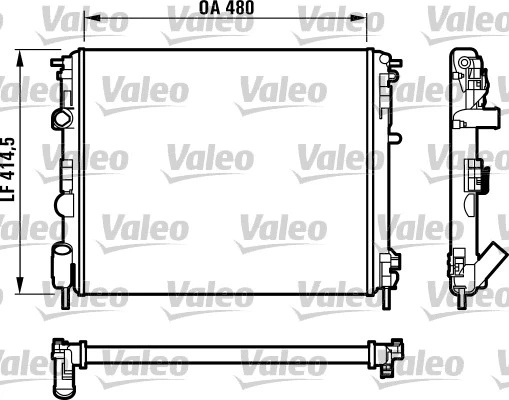 Radiator, engine cooling (732523)