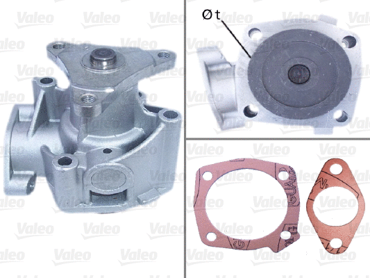 Water Pump, engine cooling (506296)
