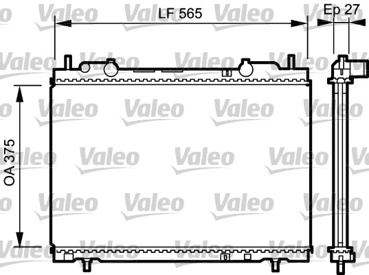 Radiator, engine cooling (731973)