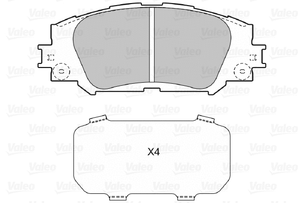 Brake Pad Set, disc brake (598943)