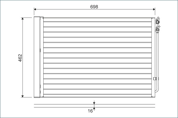 Condenser, air conditioning (814410)