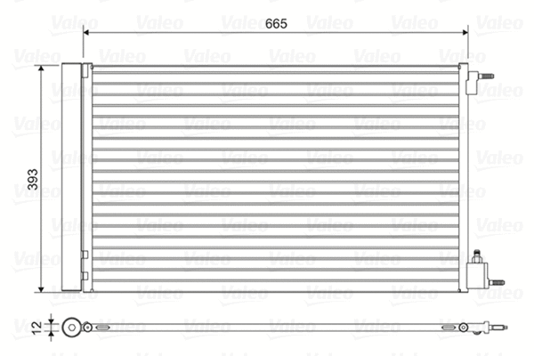 Condenser, air conditioning (814042)