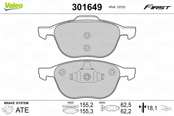 Brake Pad Set, disc brake