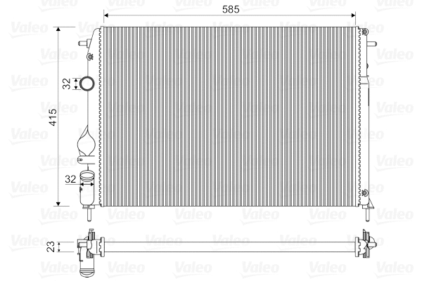 Radiator, engine cooling (732866)
