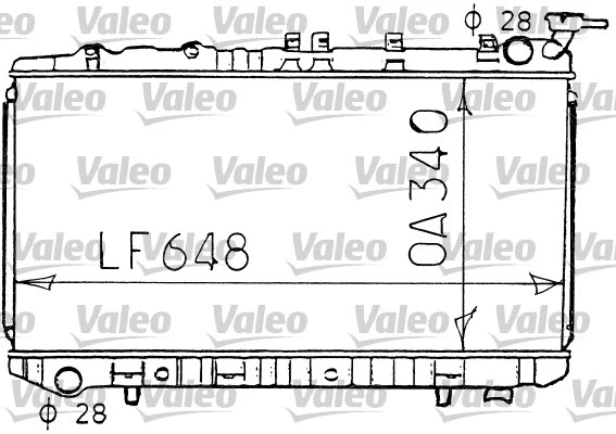 Radiator, engine cooling (731191)