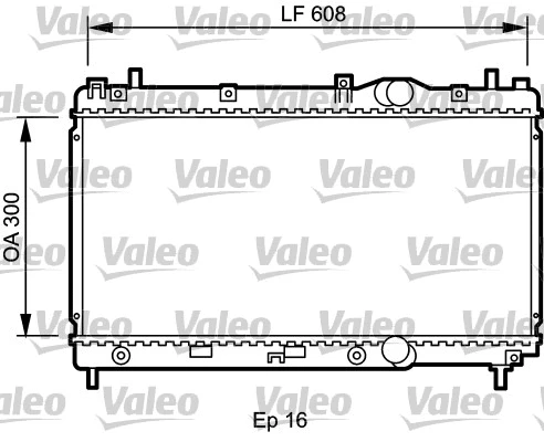 Radiator, engine cooling (732426)