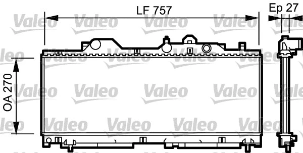 Radiator, engine cooling (731977)