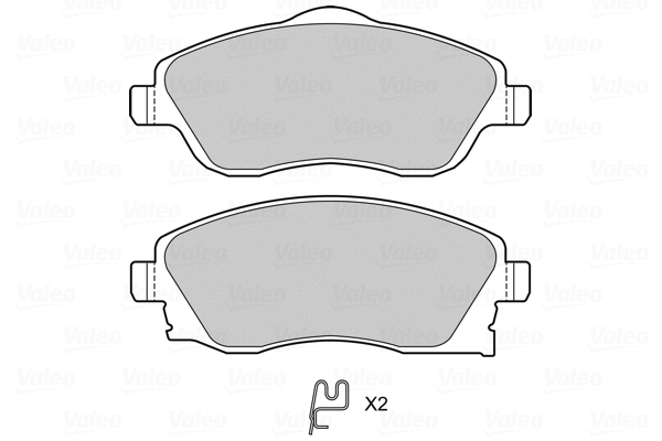 Brake Pad Set, disc brake (601704)