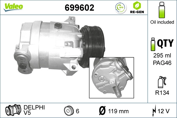 Compressor, air conditioning (699602)
