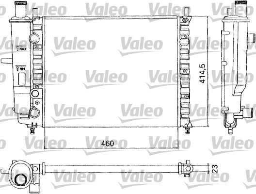 Radiator, engine cooling (731304)
