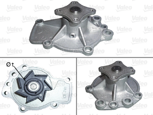 Water Pump, engine cooling (506437)