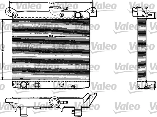 Radiator, engine cooling (883783)