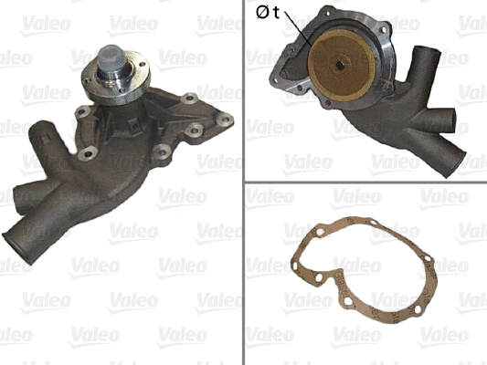Water Pump, engine cooling (506828)