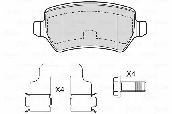 Brake Pad Set, disc brake (601701)