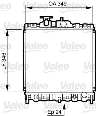 Radiator, engine cooling (731473)